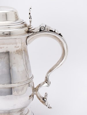 Lot 151 - Horse Racing Interest: George III Sterling Silver Covered Tankard