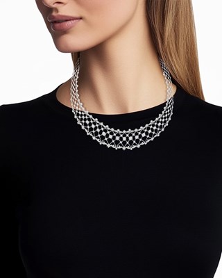 Lot 131 - Platinum and Diamond Necklace