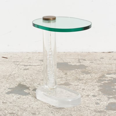 Lot 343 - Glass and Acrylic Side Table