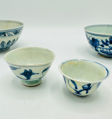 Lot 1168 - Group of Provincial Chinese Blue and White Porcelain Table Articles
