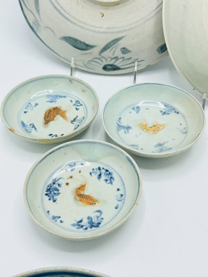 Lot 1168 - Group of Provincial Chinese Blue and White Porcelain Table Articles