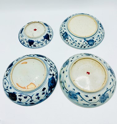 Lot 1168 - Group of Provincial Chinese Blue and White Porcelain Table Articles