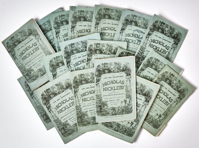 Lot 77 - Nicholas Nickleby in original parts
