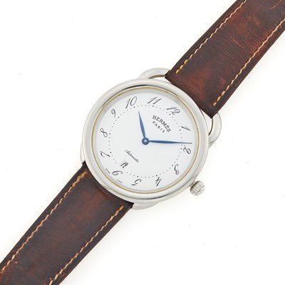Lot 3128 - Hermès Stainless Steel 'Arceau' Wristwatch