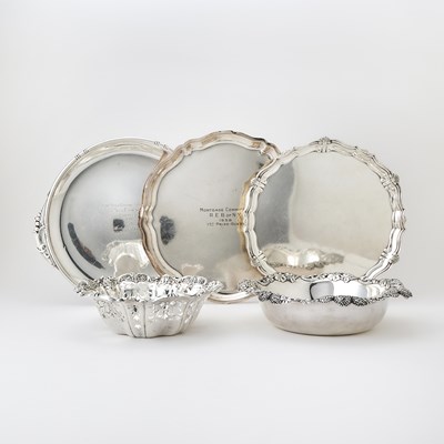 Lot 189 - Horse Racing Interest: Four American Sterling Silver Table Articles