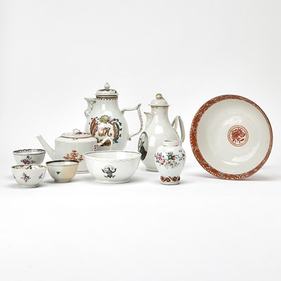 Lot 126 - Group of Chinese Export Porcelain Tablewares