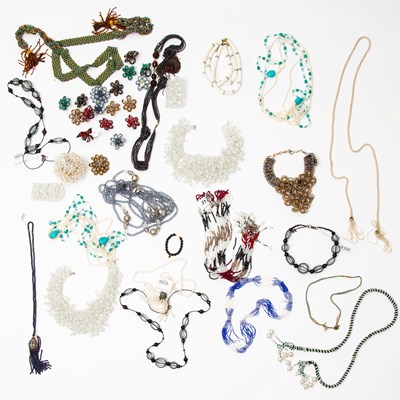 Lot 551A - Group of Beaded Costume Jewelry