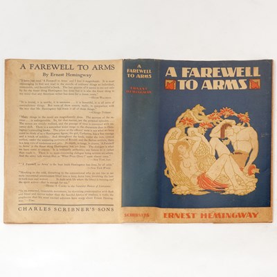 Lot 56 - Dust jacket for A Farewell to Arms