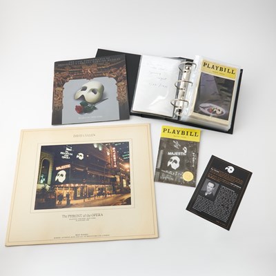 Lot 523 - A Collection of Promotional and Cast & Crew Gifts from The Phantom of the Opera