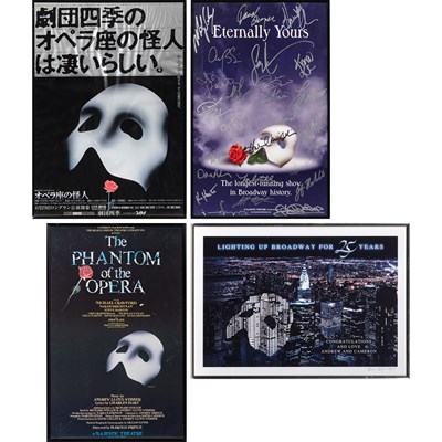 Lot 523 - A Collection of Promotional and Cast & Crew Gifts from The Phantom of the Opera