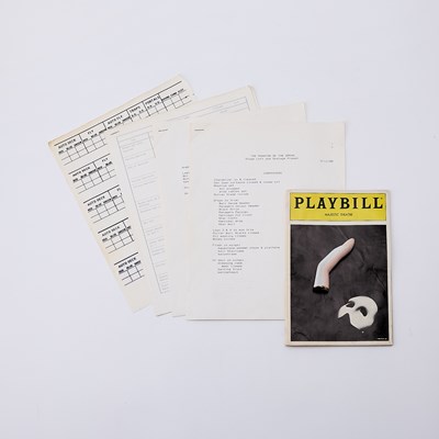 Lot 521 - The Technical Production Manager's Annotated Script for The Phantom of the Opera