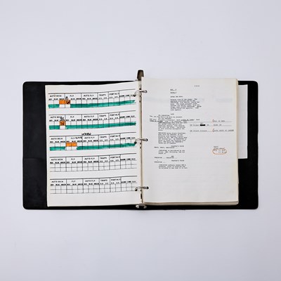 Lot 521 - The Technical Production Manager's Annotated Script for The Phantom of the Opera
