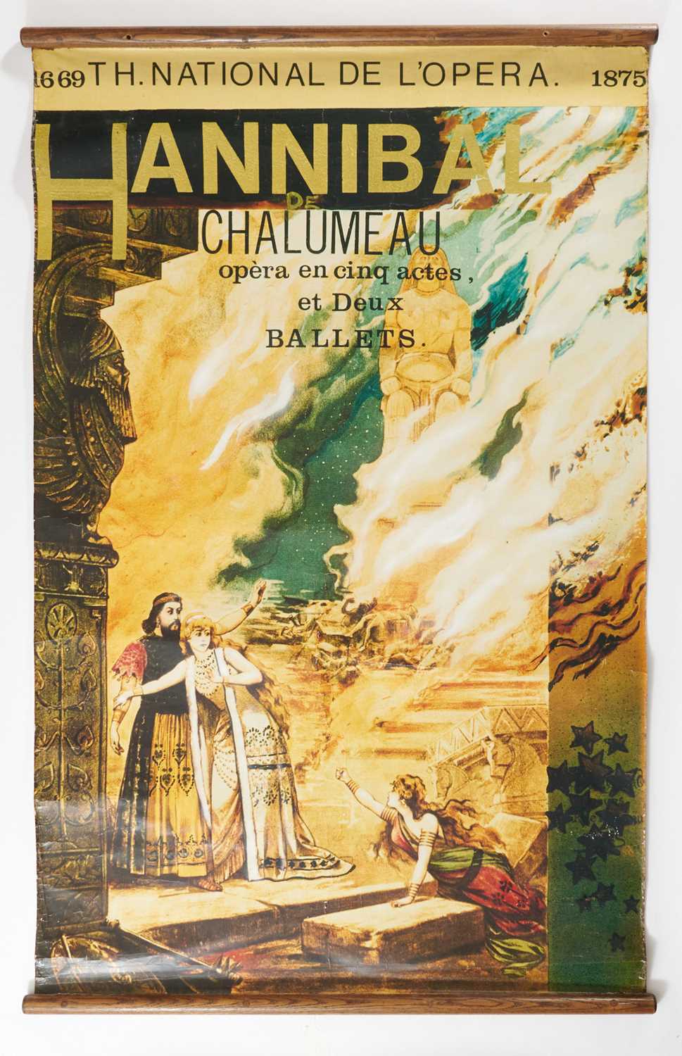 Lot 522 - The Broadway Stage Used Poster for "Hannibal" from The Phantom of the Opera