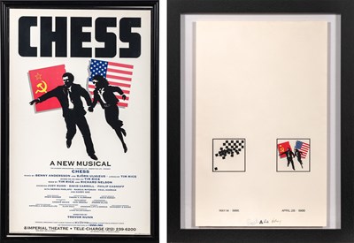 Lot 535 - Jake Bell’s Production Script for the moving towers in Chess