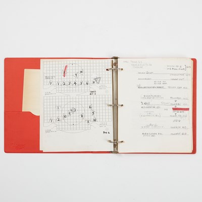 Lot 535 - Jake Bell’s Production Script for the moving towers in Chess