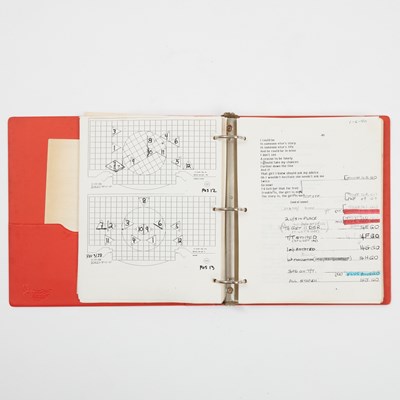 Lot 535 - Jake Bell’s Production Script for the moving towers in Chess