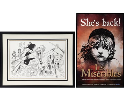 Lot 528 - An excellent and large collection of promotional and cast & crew gifts from Les Miserables