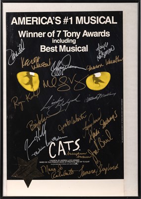 Lot 529 - A stage-used newspaper and much promotional material from Cats
