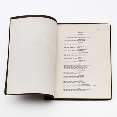 Lot 530 - Jake Bell’s Annotated Production Book and Script from Cats