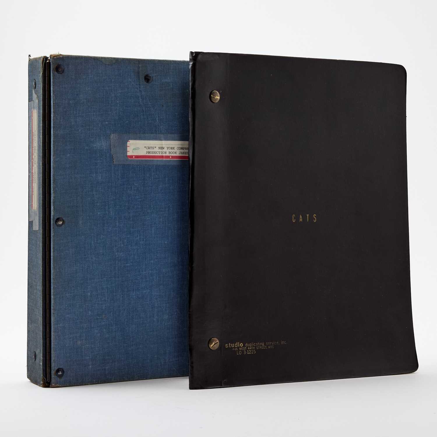 Lot 88 - Jake Bell’s Annotated Production Book and Script from Cats