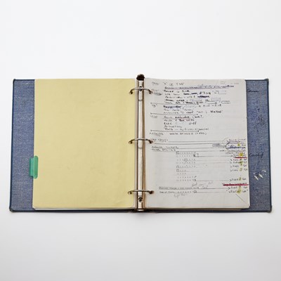 Lot 530 - Jake Bell’s Annotated Production Book and Script from Cats