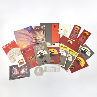 Lot 531 - A script, posters, and promotional items from Miss Saigon