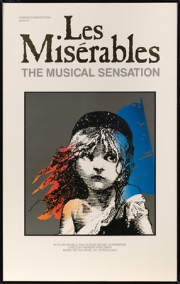 Lot 527 - Stage used props and Jake Bell's script for Les Miserables