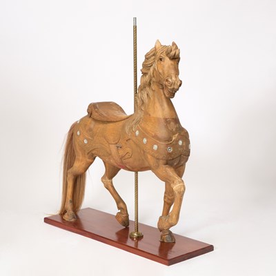 Lot 1200 - Outside Row Standing Carousel Horse