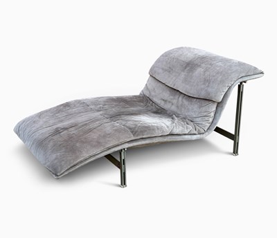 Lot 1113 - Giovanni Offredi Upholstered "Wave" Lounge Chair