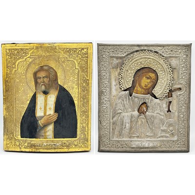 Lot 1203 - Two Eastern European Icons
