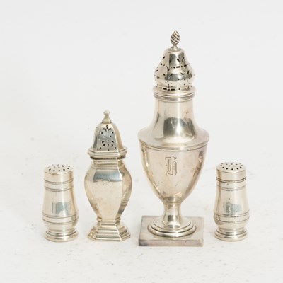 Lot 290 - Group of Continental and Sterling Silver Shakers