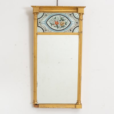 Lot 306 - Federal Style Trumeau Mirror