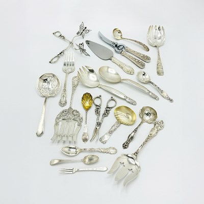 Lot 1252 - Group of American Sterling Silver Serving Utensils