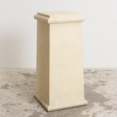 Lot 335 - Cream Painted Plaster Column