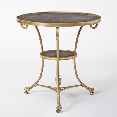 Lot 317 - Louis XVI Style Gilt-Bronze Gueridon Table