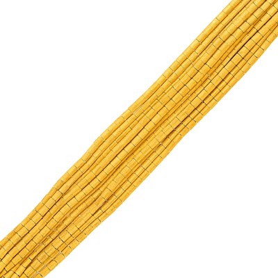 Lot 2053 - Twelve Strand Gold Bracelet