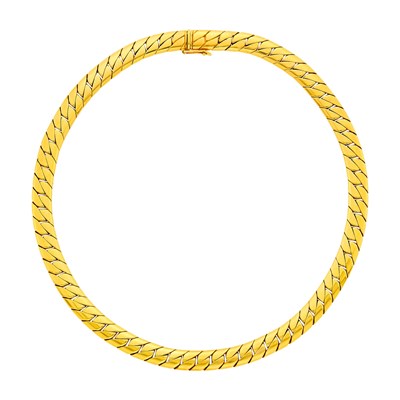 Lot 2020 - Gold Curb Link Necklace