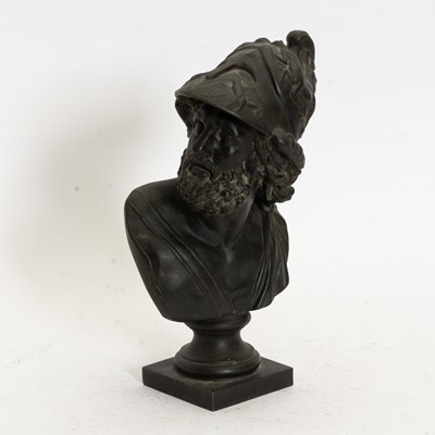 Lot 363 - Spelter Bronze Ajax Bust