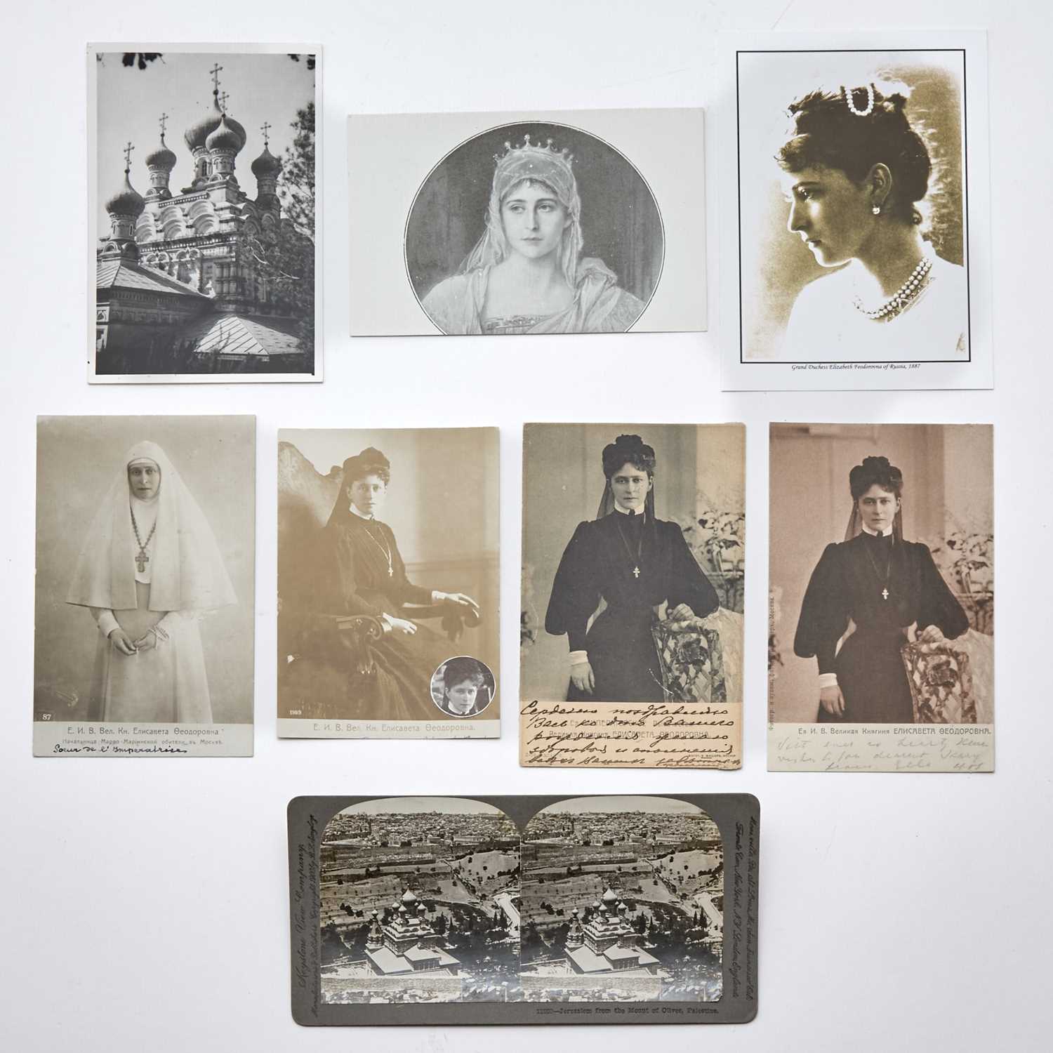 Lot 169 - Grand Duchess Elizabeth Feodorovna: Group of Photos and Postcards