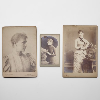 Lot 166 - Grand Duchess Elizabeth Feodorovna: Carte de Visite, Signed Cabinet Photo and Cabinet Photo