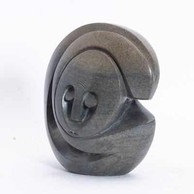 Lot 366 - African Soapstone Sculpture of Face