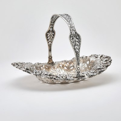 Lot 154 - Tiffany & Co. Sterling Silver Cake Basket