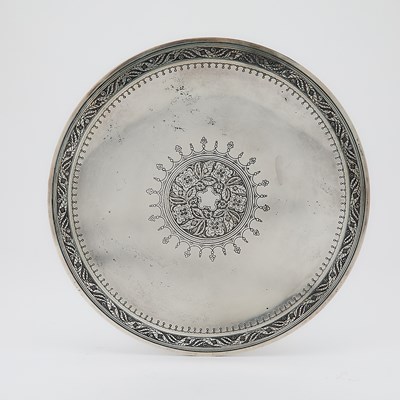 Lot 155 - Tiffany & Co. Sterling Silver Cake Plate