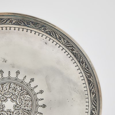 Lot 155 - Tiffany & Co. Sterling Silver Cake Plate