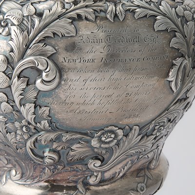Lot 117 - American Silver Presentation Pitcher