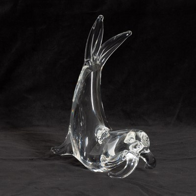 Lot 377 - Glass Walrus