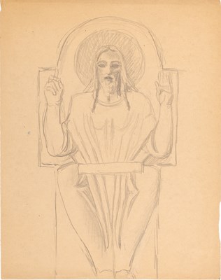 Lot 12 - Group of drawings by various artists, including Ivan Meštrović and Malvina Cornell Hoffman