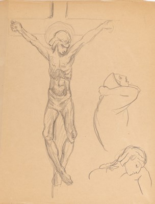 Lot 12 - Group of drawings by various artists, including Ivan Meštrović and Malvina Cornell Hoffman
