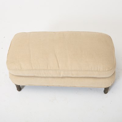 Lot 526 - Louis XVI Style Painted Upholstered Bench