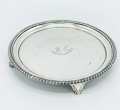 Lot 1217 - George III Sterling Silver Salver